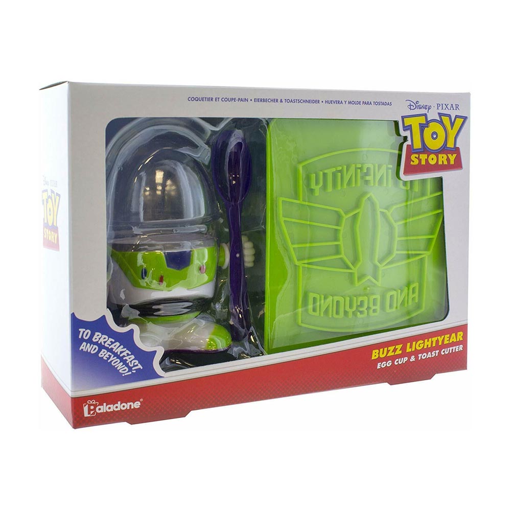Toy Story - Porta Uovo e Stampino per Toast Buzz Lightyear