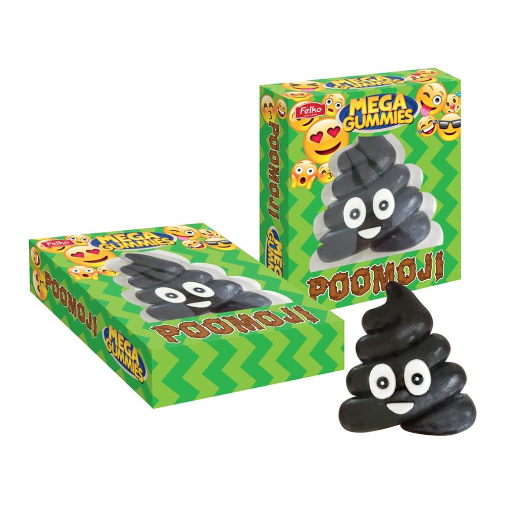 Mega Gummies Poomoji - Caramelle giganti a forma di emoji cacca