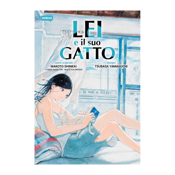 Makoto Shinkai - Lei e il suo gatto