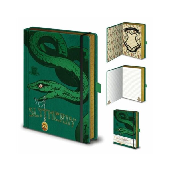 Notebook A5 Premium - Intricate Houses Slytherin
