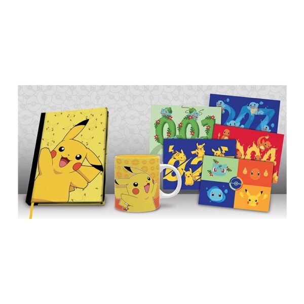 Pokémon - Set Regalo Notebook A5 + Tazza + Cartoline