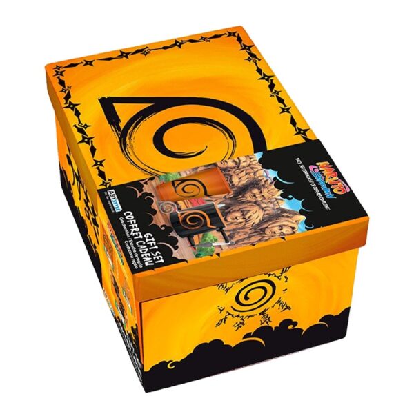 Naruto Shippuden - Set Regalo Premium (Tazza 3D + Portachiavi 3D + Bicchiere XXL)