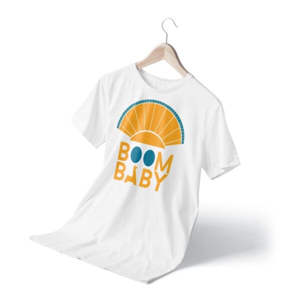 Boom Baby - T-Shirt (Bianco)