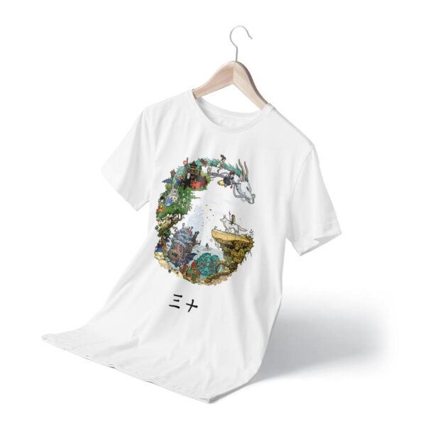 Ghibli World Circle - T-Shirt
